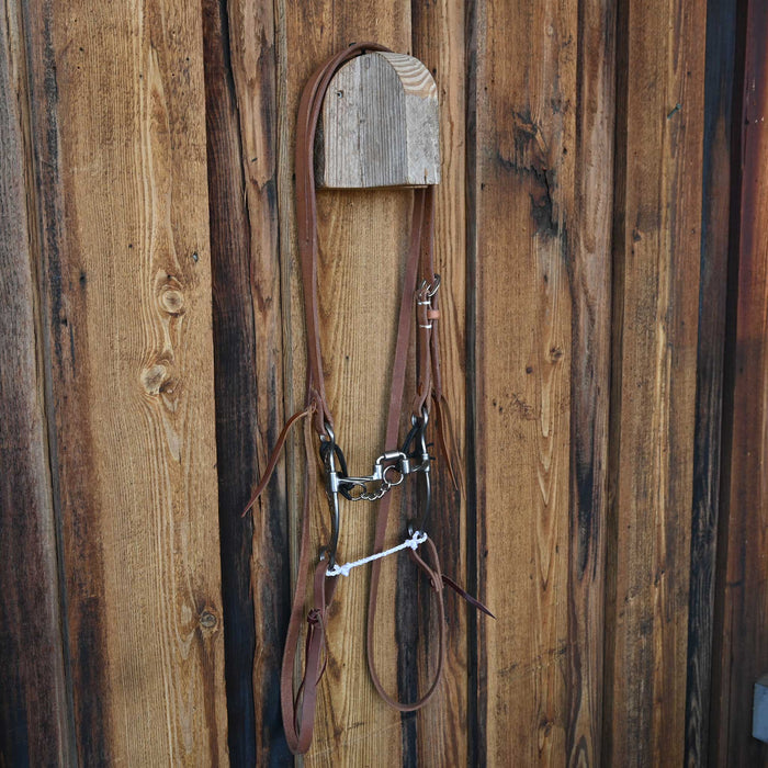 Josh Ownbey Twisted Wire Hinge Correction Bridle Rig w/All New Leather