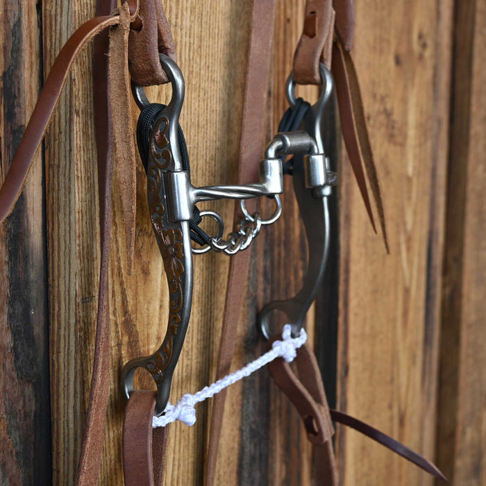 Josh Ownbey Twisted Wire Hinge Correction Bridle Rig w/All New Leather