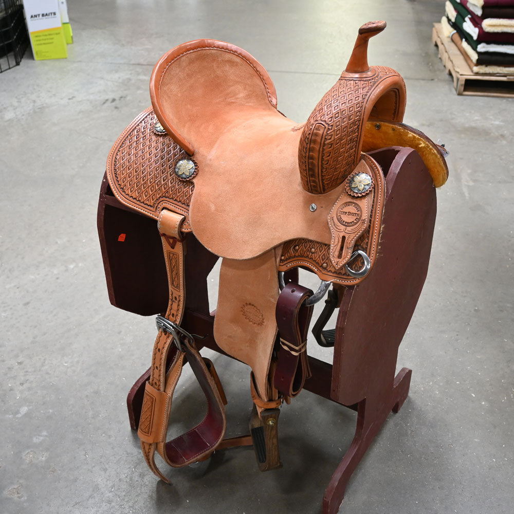 14" DEMO JEFF SMITH BARREL SADDLE Saddles - New Jeff Smith