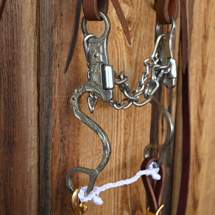 Cowpuncher Chain Bridle Rig w/All New Leather