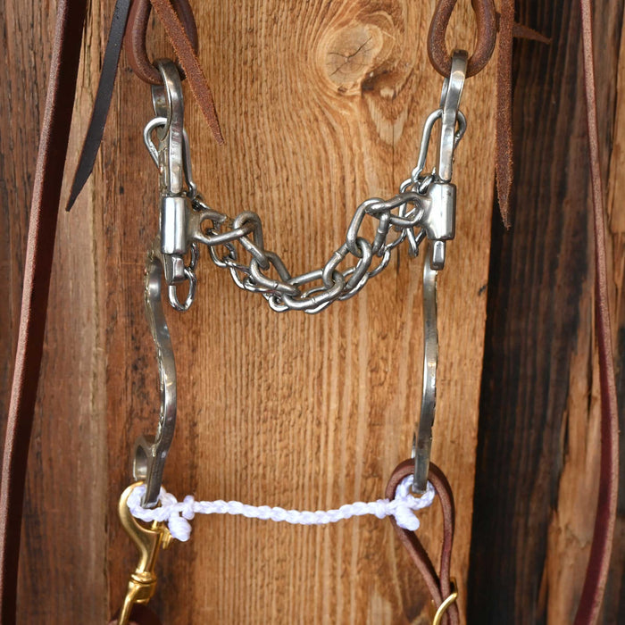 Cowpuncher Chain Bridle Rig w/All New Leather