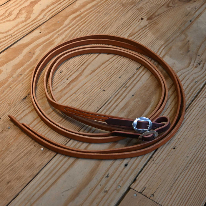 Ross Bullinger 8' 8" Leather Split Reins 102 Tack - Reins Ross Bullinger