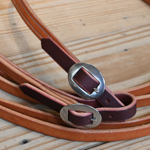 Ross Bullinger 8' 8" Leather Split Reins 102 Tack - Reins Ross Bullinger