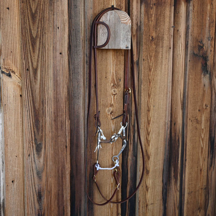 Myler USA Hinge Port Bridle Rig w/All New Leather Tack - Rigs Myler USA