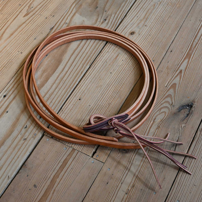 Ross Bullinger 7' 10" Weighted Split Reins w/Pineapple Knots 103 Tack - Reins Ross Bullinger