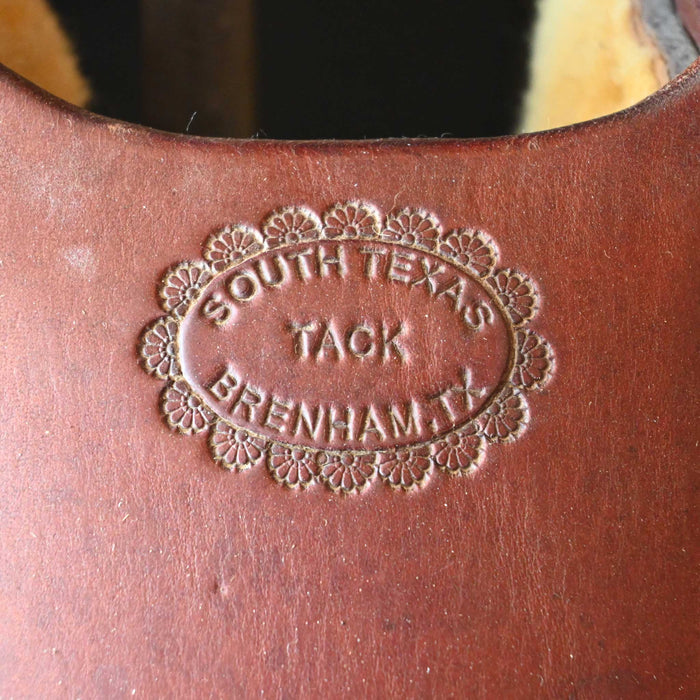 16" USED SOUTH TEXAS TACK CUTTING SADDLE