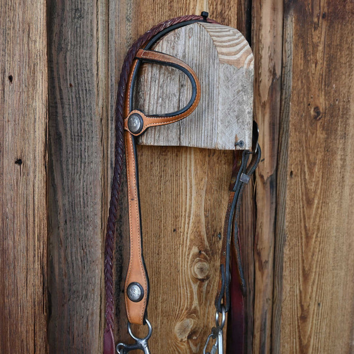 L&W Chain Bridle Rig w/Single Ear Headstall