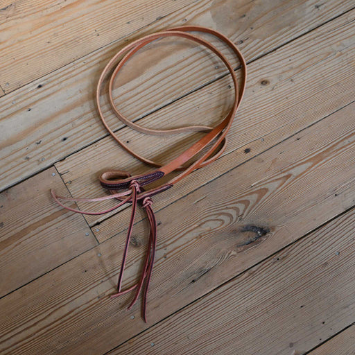 Ross Bullinger 7' 2" Roping Reins w/Pinapple Knots Tack - Reins Ross Bullinger