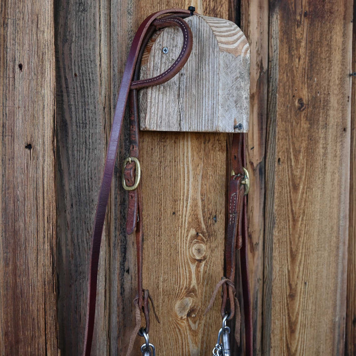 Myler USA Hinge Snaffle Bridle Rig w/Single Ear Headstall