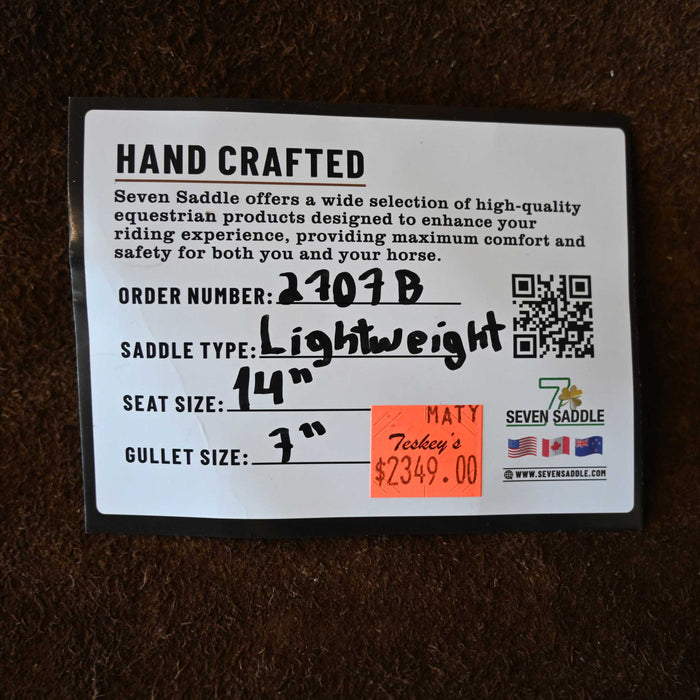 14" SEVEN LIGHTWEIGHT (WOOD TREE) BARREL SADDLE