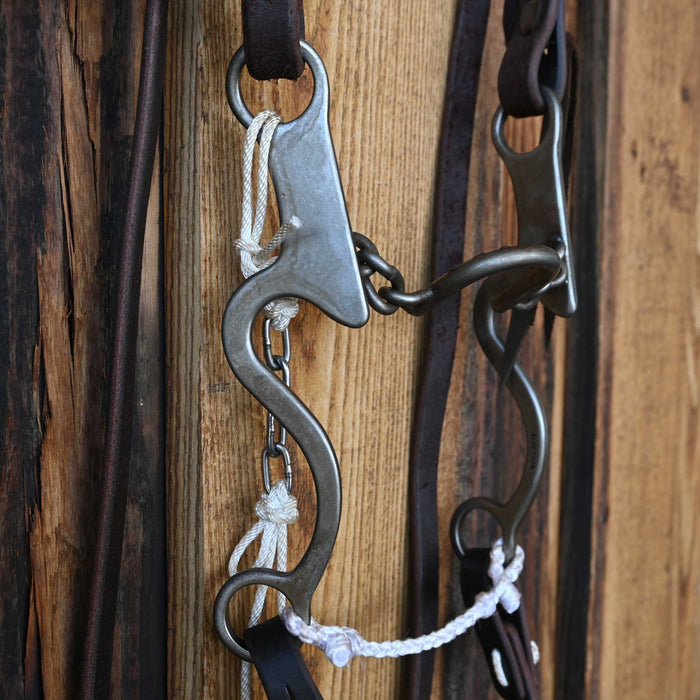 Gordy Alderson Ported Chain Bridle Rig w/All New Leather
