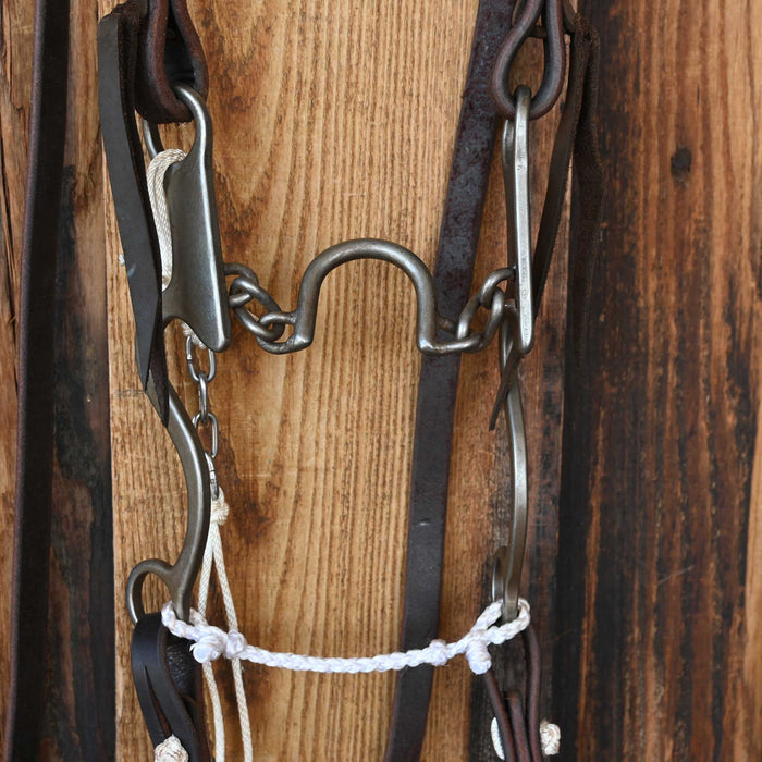 Gordy Alderson Ported Chain Bridle Rig w/All New Leather