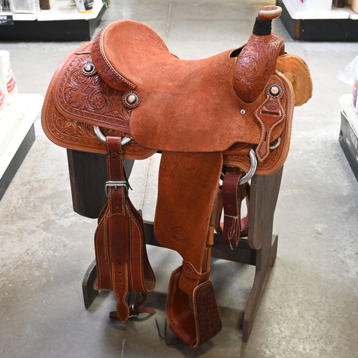 16" TESKEY'S TEAM ROPING SADDLE Saddles - New Teskey's Saddlery