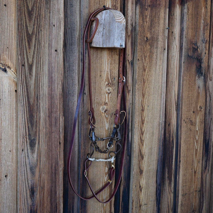 Dutton Ported Chain Bridle Rig w/Single Ear Headstall