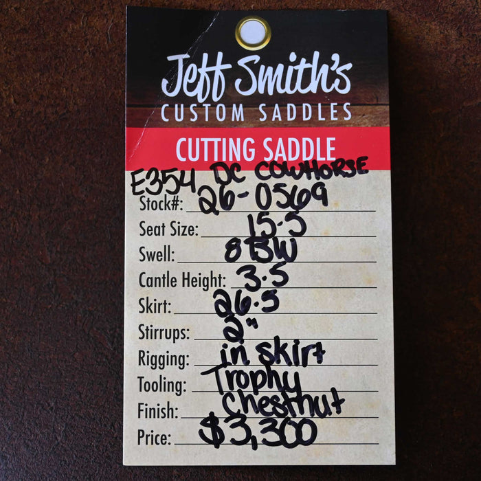 15.5" USED DOUG KOONTZ CUTTING SADDLE