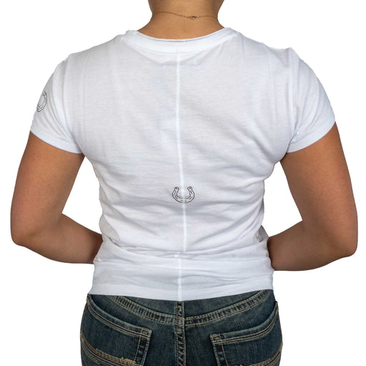 Catherine Gee Embroidered Horseshoe Tee WOMEN - Clothing - Tops - Short Sleeved Catherine Gee