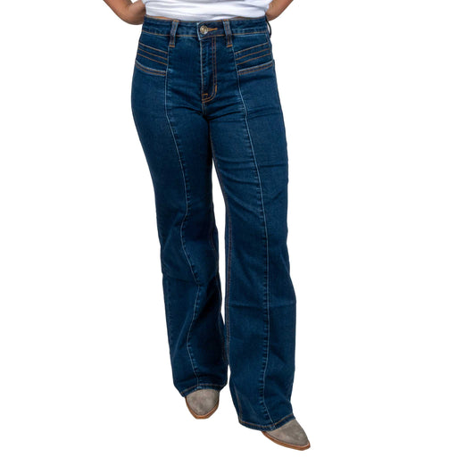 Rock & Roll Denim Women's Front Seam Relaxed Flare Jean WOMEN - Clothing - Jeans Panhandle