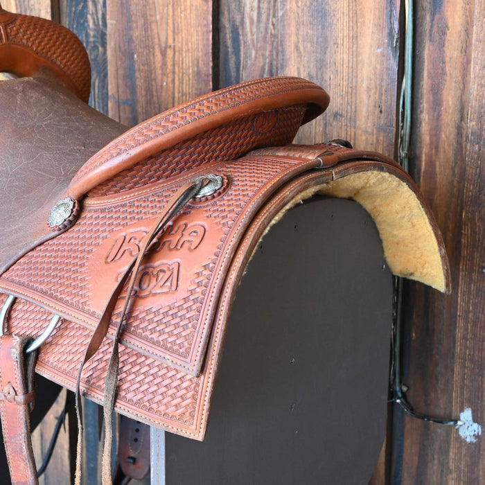 15.5" USED DOUG KOONTZ CUTTING SADDLE