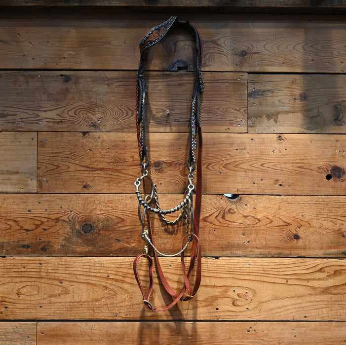 L&W Hackamore Bridle Rig w/ Single Ear Headstall