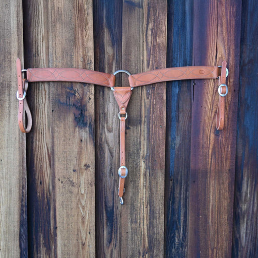 Ross Bullinger 2 1/4" 3-Piece Gunslinger Stitch Breast Collar 101 Tack - Breast Collars Ross Bullinger