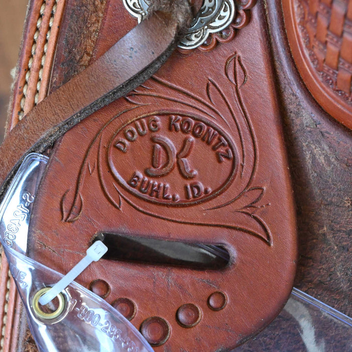 15.5" USED DOUG KOONTZ CUTTING SADDLE