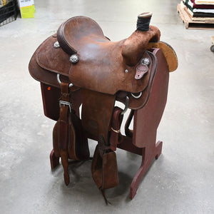 15" USED NRS ROPING SADDLE