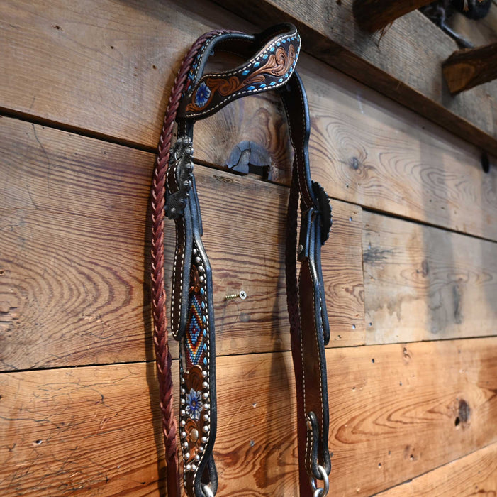 L&W Hackamore Bridle Rig w/ Single Ear Headstall