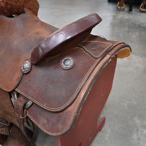 15" USED NRS ROPING SADDLE