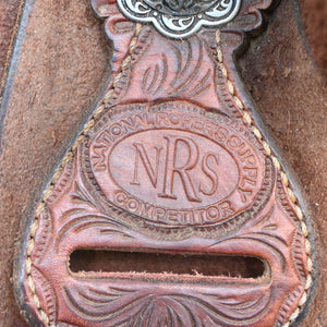 15" USED NRS ROPING SADDLE