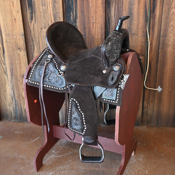 13" SEVEN LIGHTWEIGHT (WOOD TREE) BARREL SADDLE