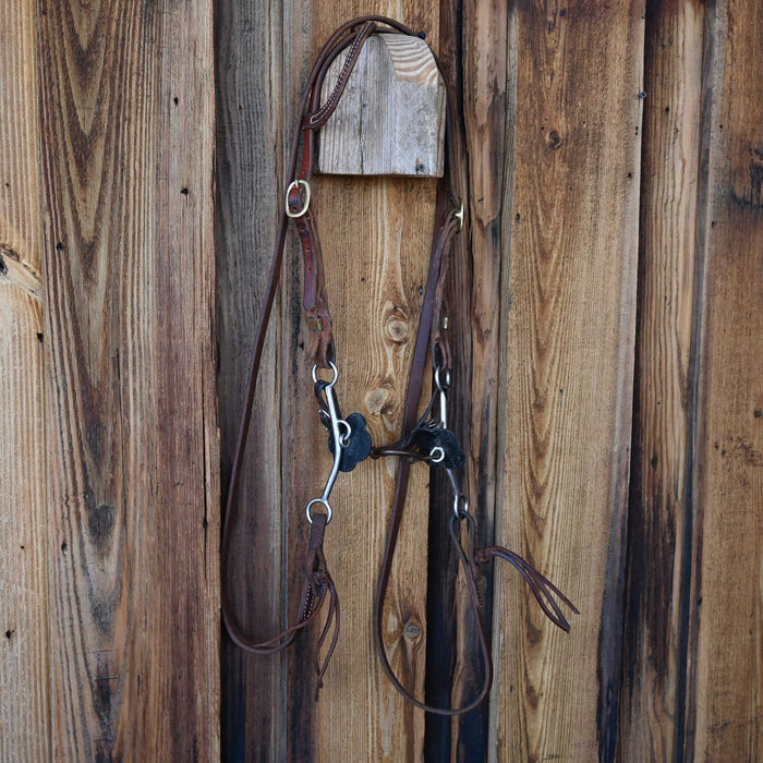Kerry Kelley Hemi Ported Chain Bridle Rig w/Single Ear Headstall Tack - Rigs Kerry Kelley