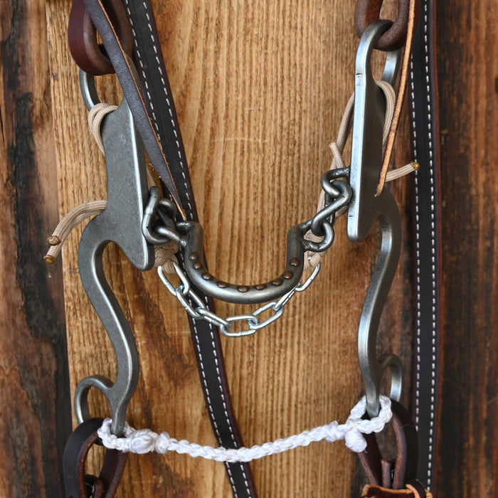 Gordy Alderson Ported Chain Bridle Rig w/All New Leather