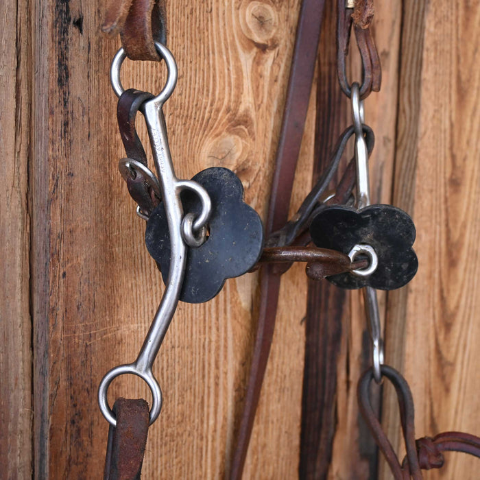 Kerry Kelley Hemi Ported Chain Bridle Rig w/Single Ear Headstall Tack - Rigs Kerry Kelley