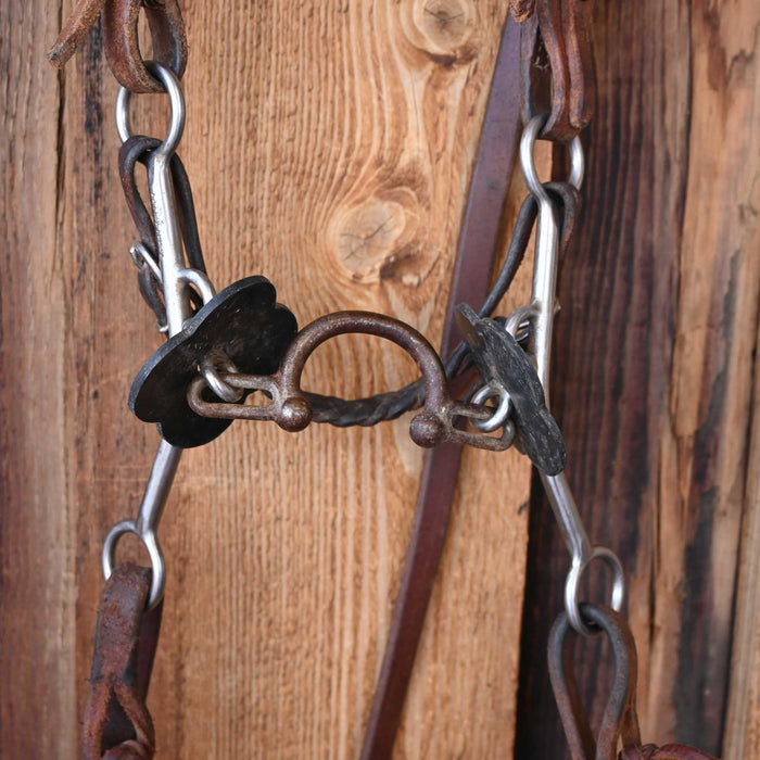 Kerry Kelley Hemi Ported Chain Bridle Rig w/Single Ear Headstall Tack - Rigs Kerry Kelley