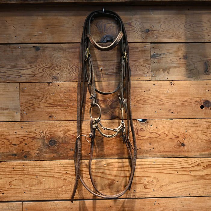 O-Ring Dogbone Bridle Rig w/ Browband Headstall
