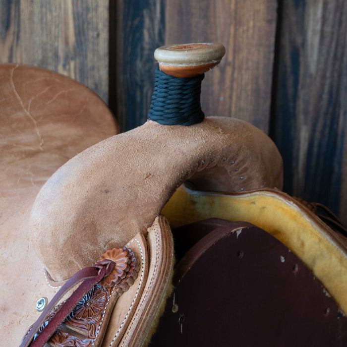 14" TESKEY'S TEAM ROPING SADDLE Saddles - New Teskey's Saddlery