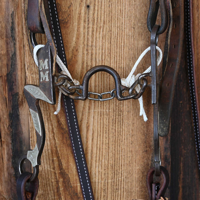 Jesse Hoover Ported Chain Bridle Rig w/Split Ear Headstall