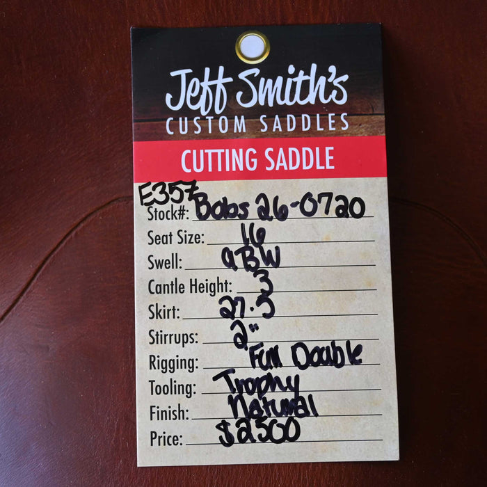 16" USED BOB'S CUSTOM CUTTING SADDLE