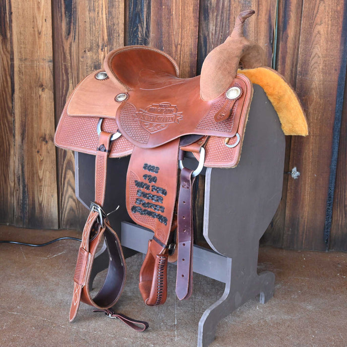 16" USED BOB'S CUSTOM CUTTING SADDLE