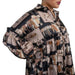 Horse Painted Frill Satin Midi Dress WOMEN - Clothing - Tops - Long Sleeved Beulah Style