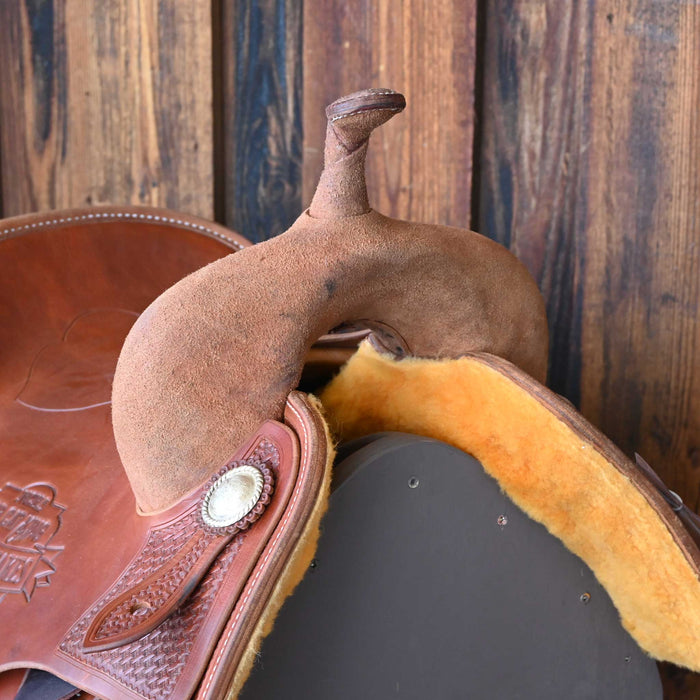 16" USED BOB'S CUSTOM CUTTING SADDLE