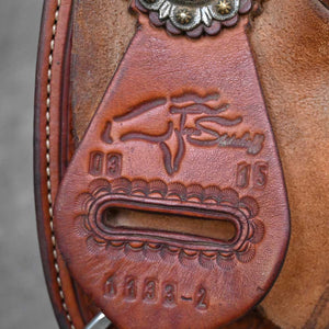 15" USED DOUBLE C STEINHOFF BARREL SADDLE Saddles Double Steinhoff   