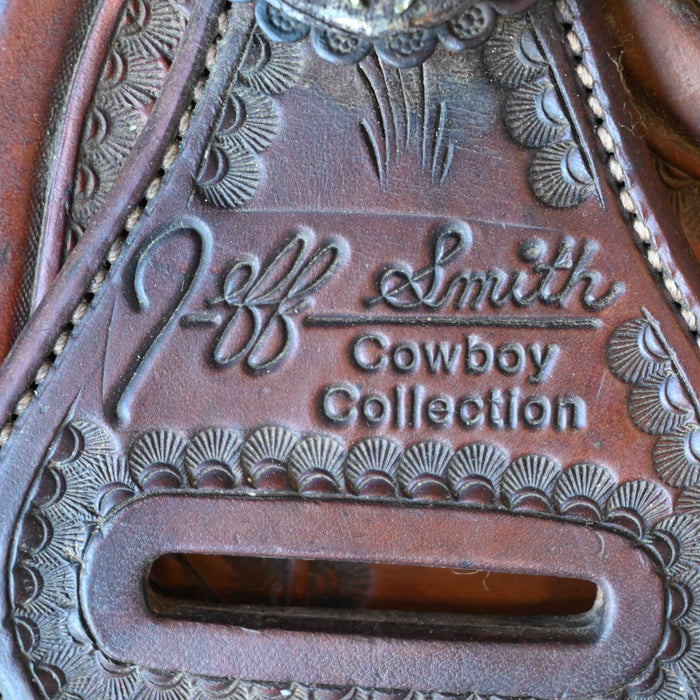 16" USED JEFF SMITH CUTTING SADDLE