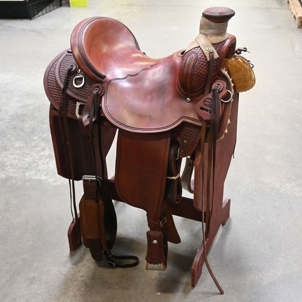 15.5" USED McCALL POST HORN SADDLE