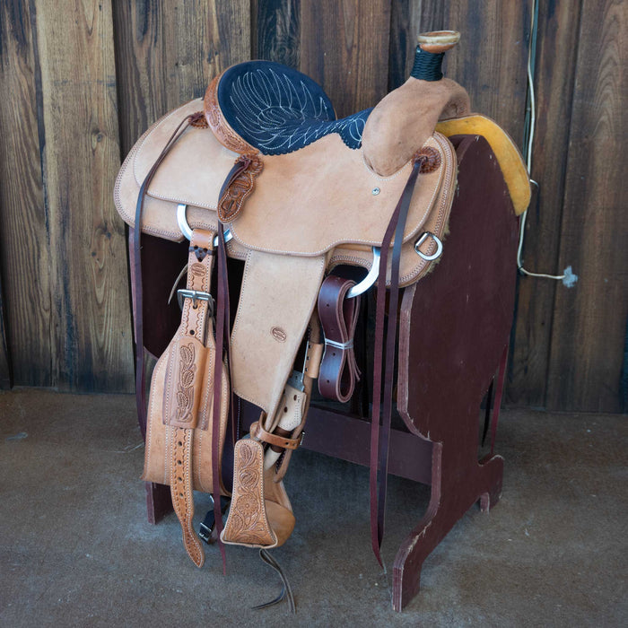 13" TESKEY'S TEAM ROPING SADDLE