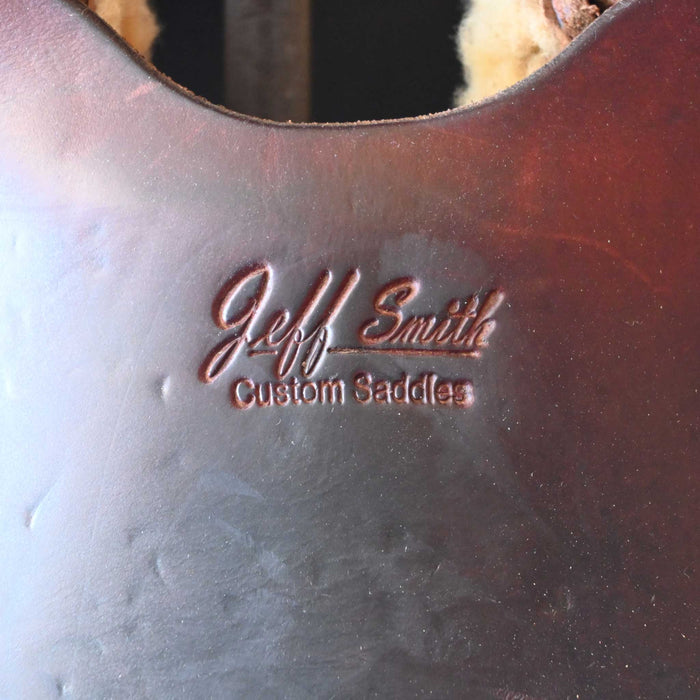 16" USED JEFF SMITH BEAU GALYEAN CUTTING SADDLE