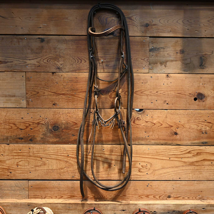 Focket O-Ring Snaffle Bridle Rig w/ Browband Headstall