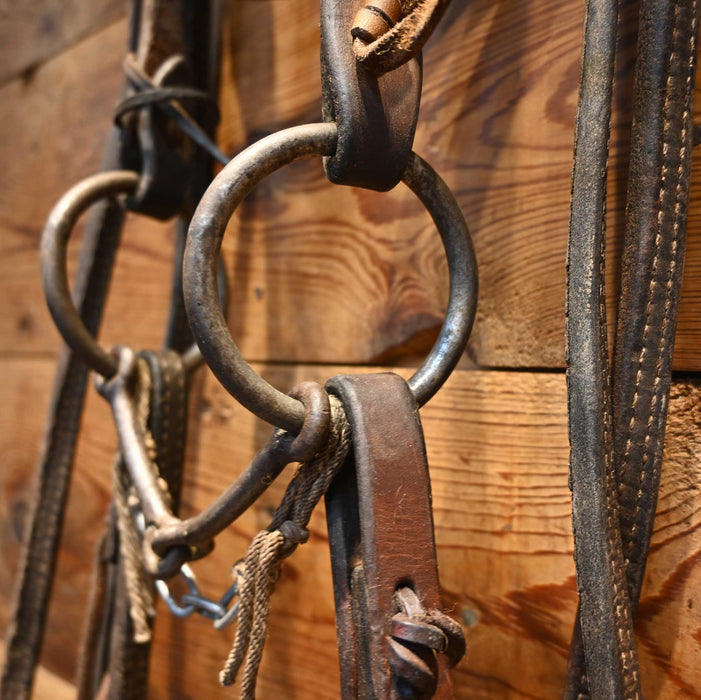 Focket O-Ring Snaffle Bridle Rig w/ Browband Headstall