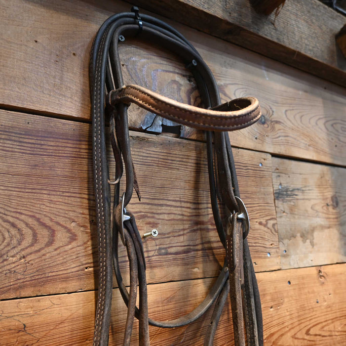 Focket O-Ring Snaffle Bridle Rig w/ Browband Headstall