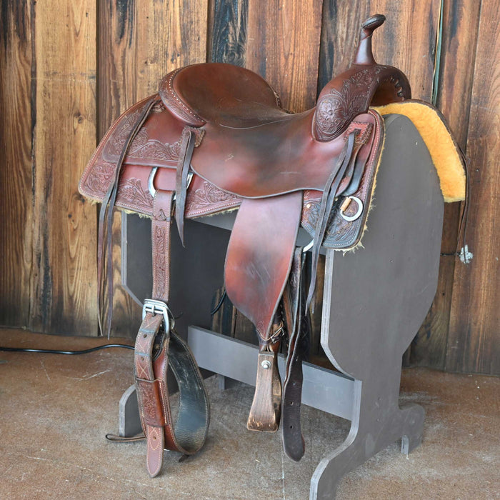 16" USED BOB'S CUSTOM CUTTING SADDLE